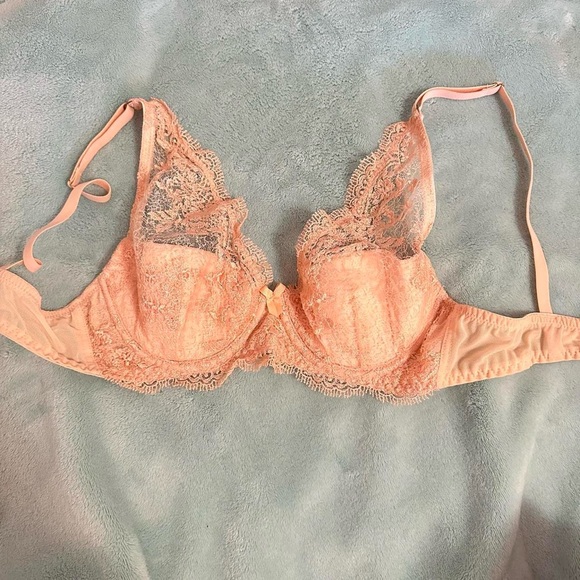 💜Pink Lace Balconette Bra - Picture 4 of 8
